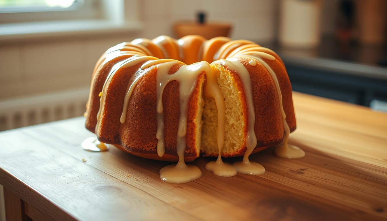 Lemon Drizzle Bundt Cake Preparation