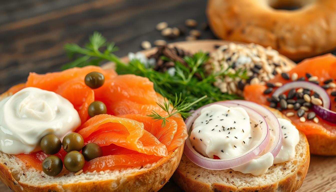 Delicious Bagel Toppings Spread