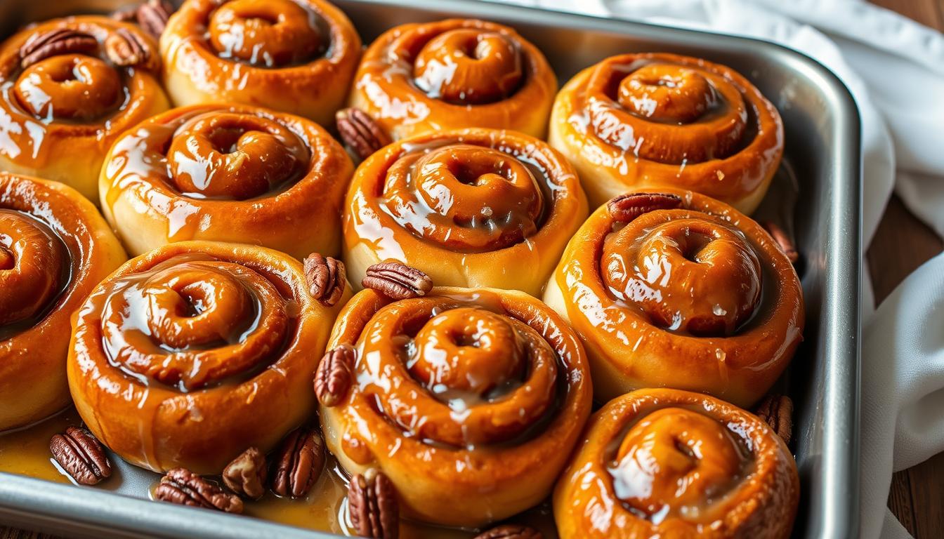 Serving and Storing Pecan Sticky Buns