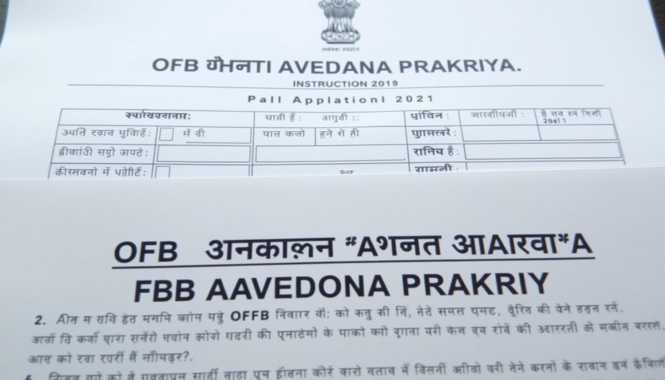 OFB भर्ती आवेदन प्रक्रिया