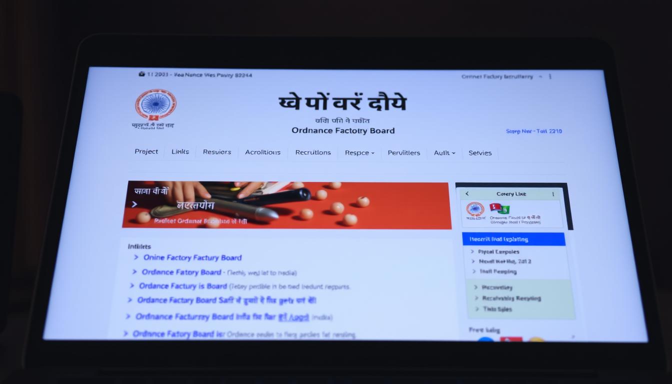 ऑर्डनेंस फैक्टरी भर्ती महत्वपूर्ण लिंक