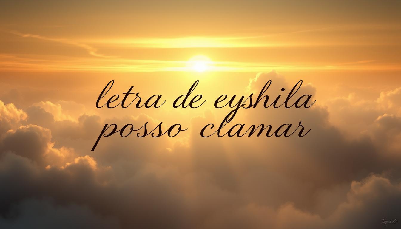 letra de eyshila posso clamar