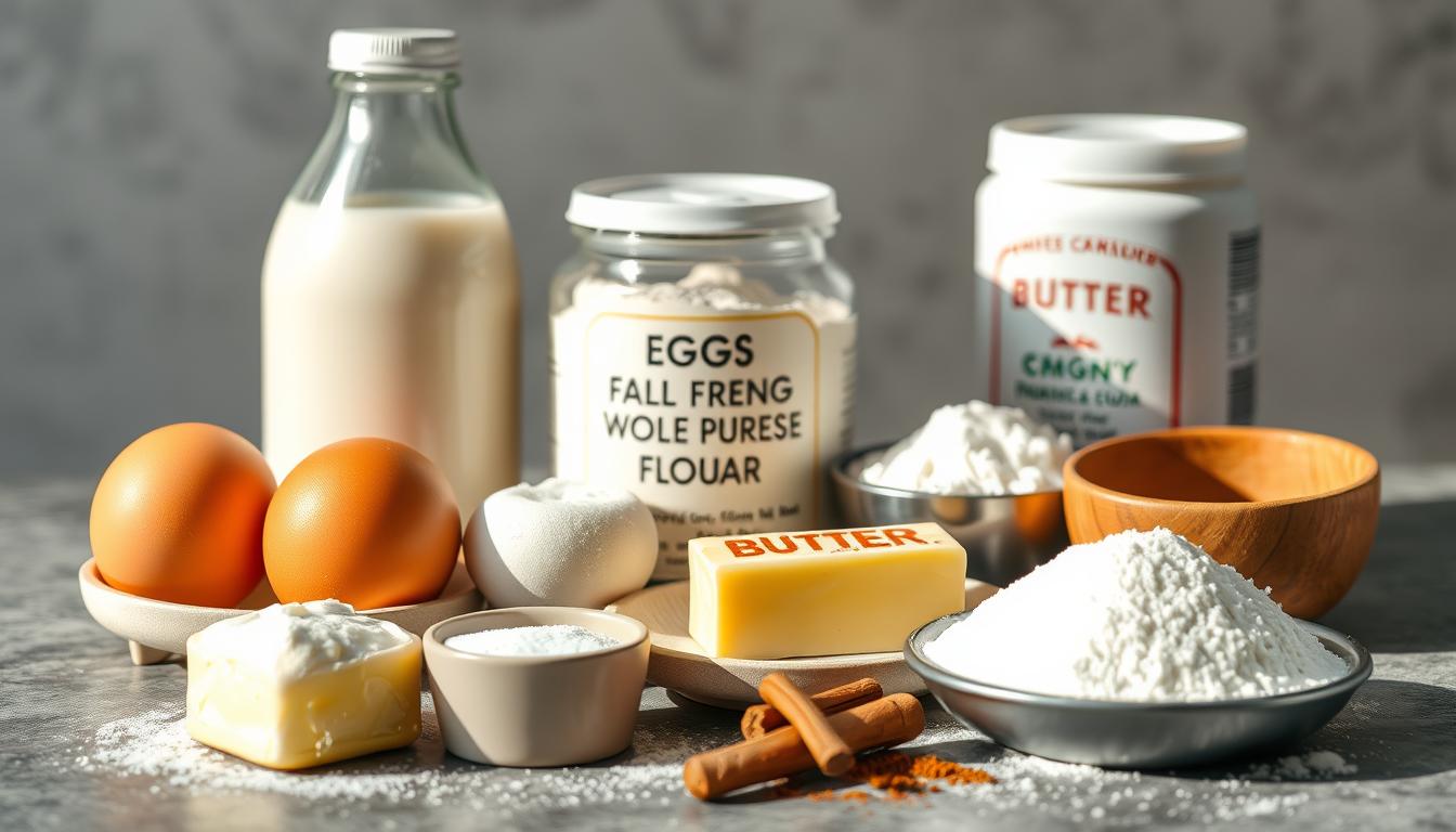 Baked German Pancake ingredients