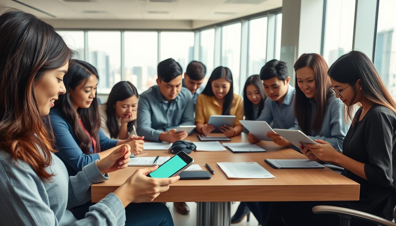 employee compensation with mobile technology