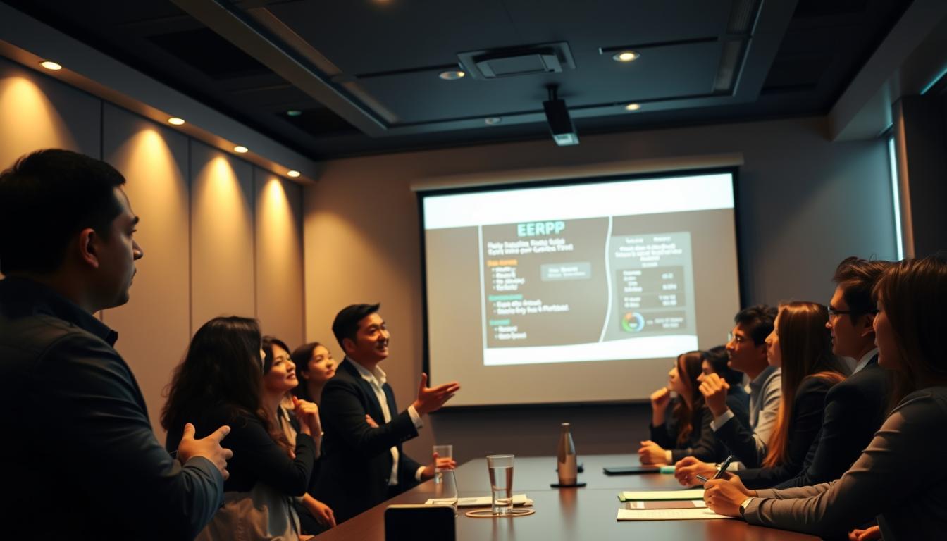 ERP knowledge enhancement through ongoing training plan