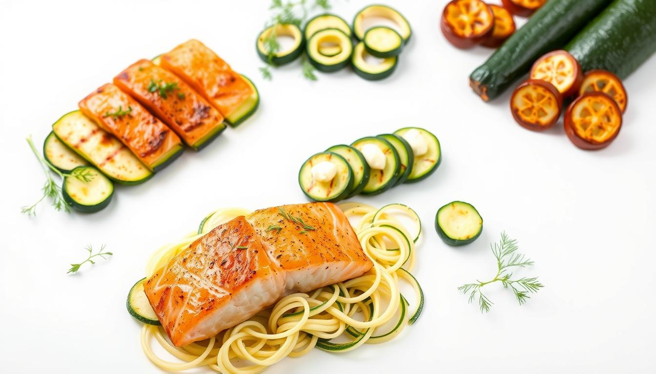 salmon and zucchini pairing ideas