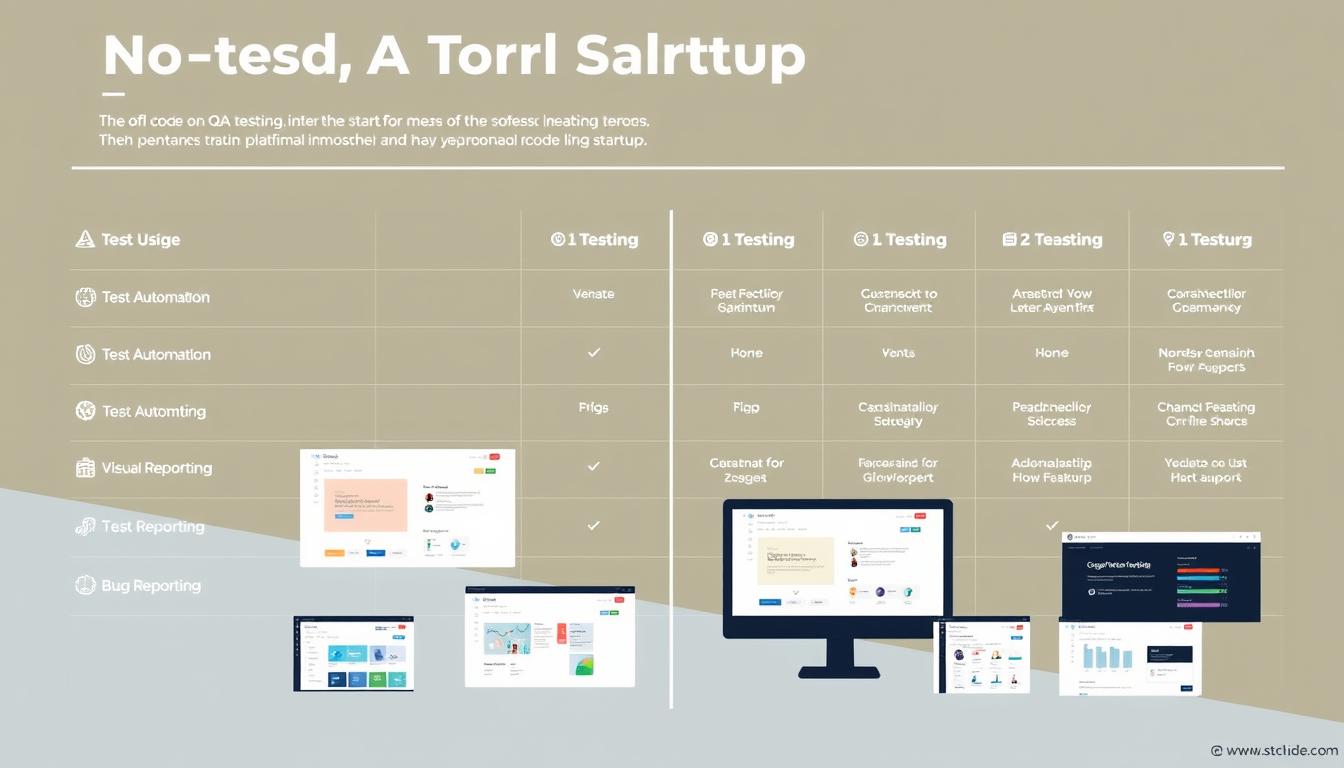 Comparison of no-code QA testing tools suitable for startups