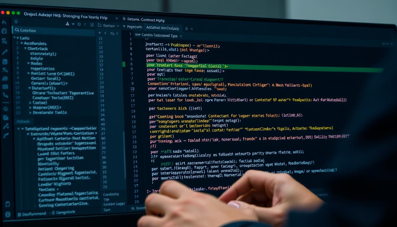 GitHub Copilot suggesting code to a developer in real-time