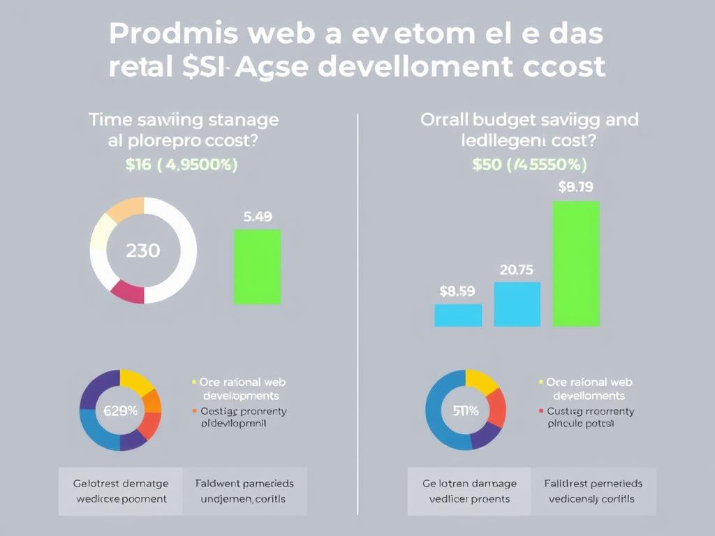 Cost comparison between traditional and AI-powered web development
