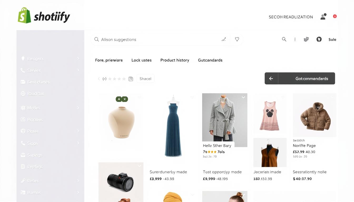 AI-Powered Shopify Store showing personalized product recommendations section
