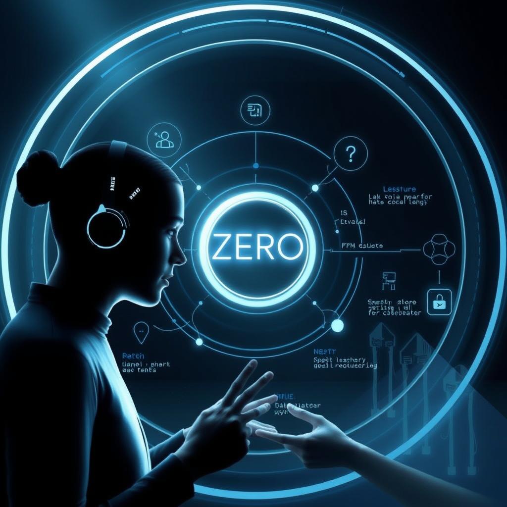 Zero UI concept showing invisible interfaces for natural interactions