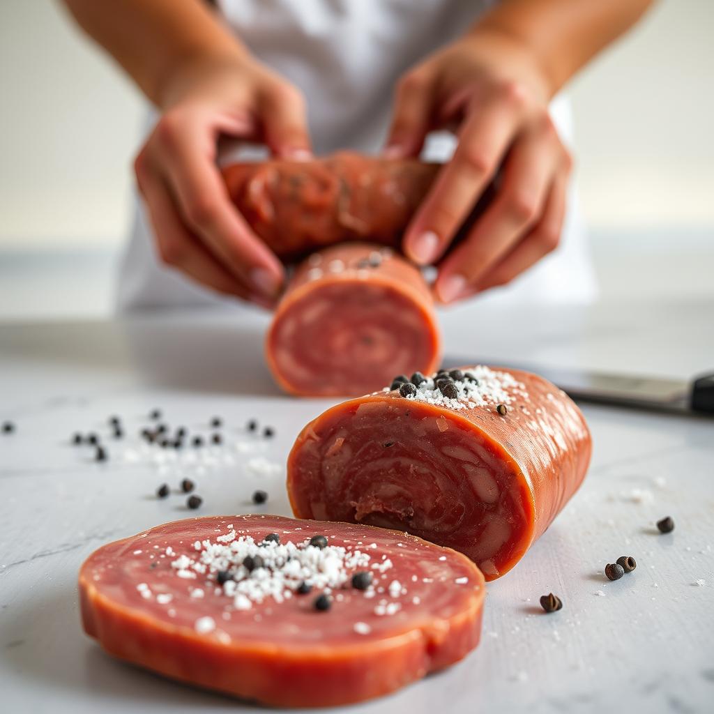 étapes saucisson thon