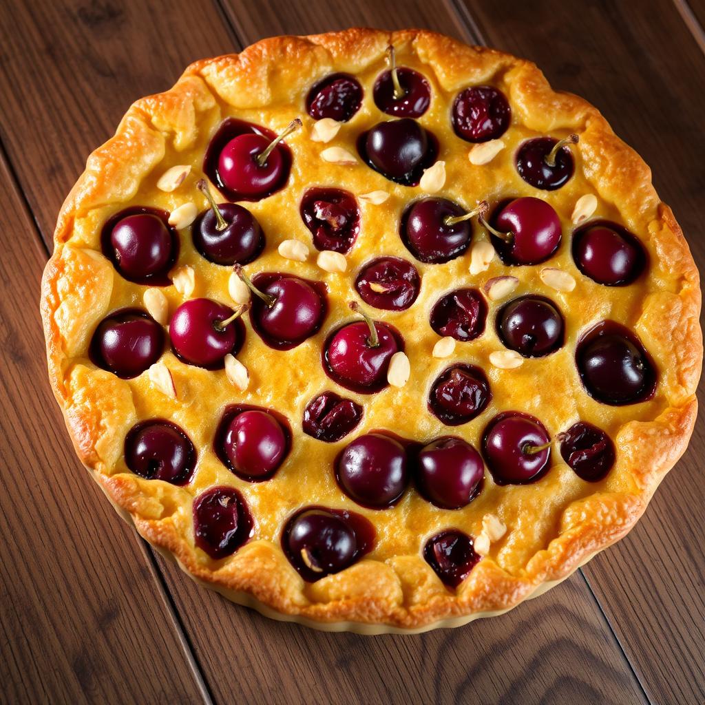 Clafoutis aux cerises et amandes