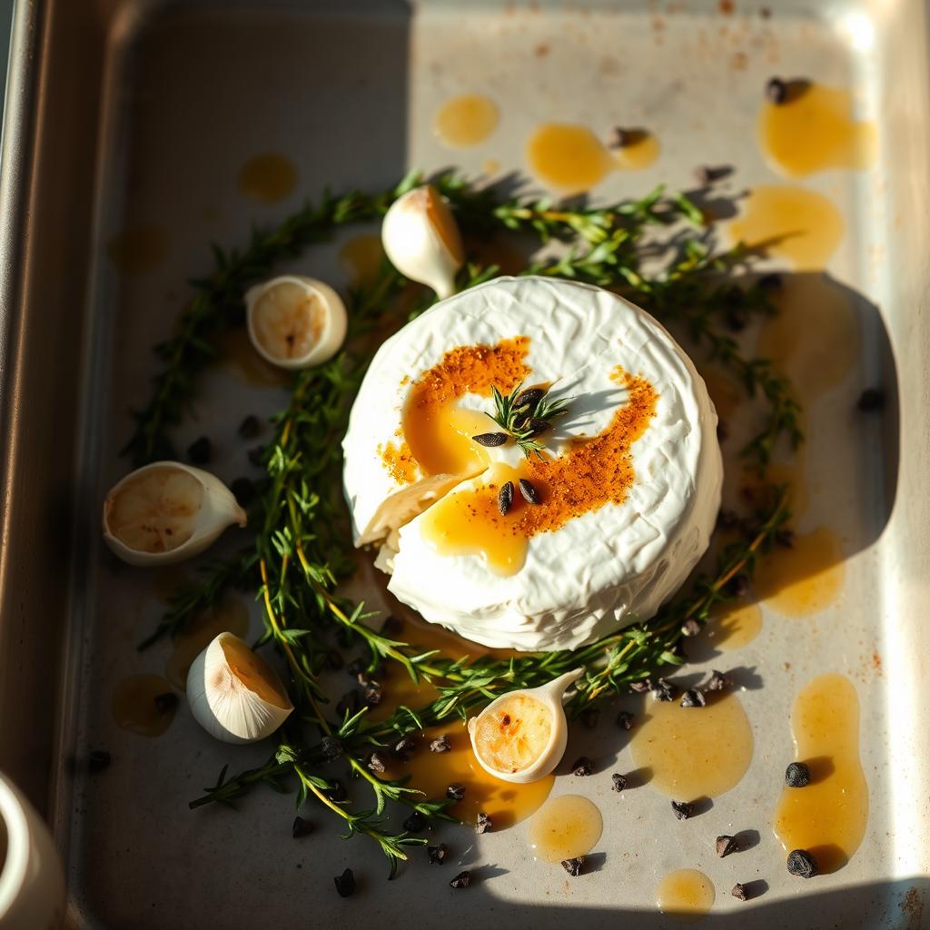 préparation camembert au four