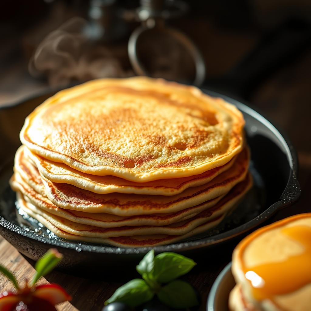 cuisson pancakes
