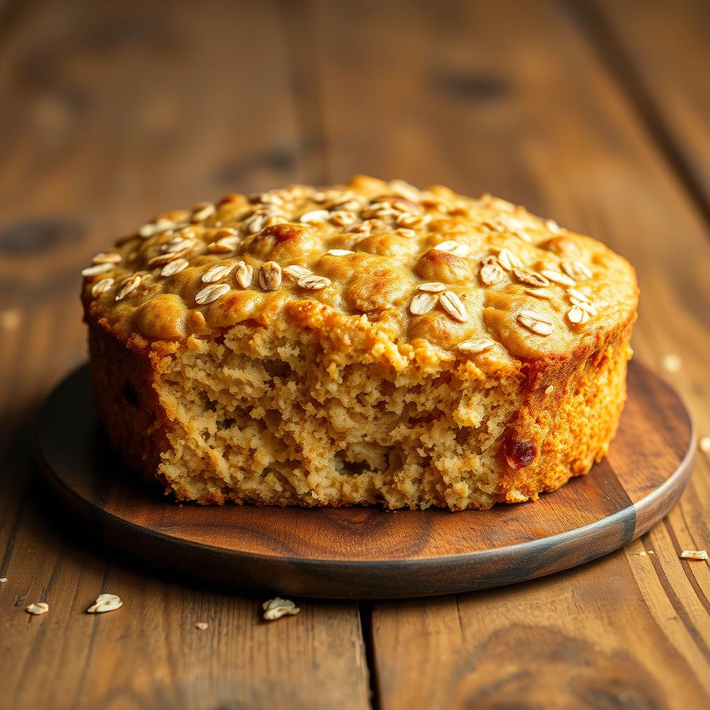 Gâteau à la banane et aux flocons d'avoine