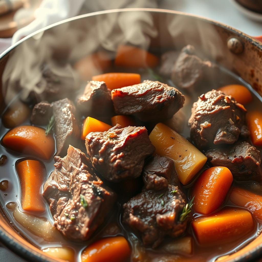 Boeuf braisé aux carottes