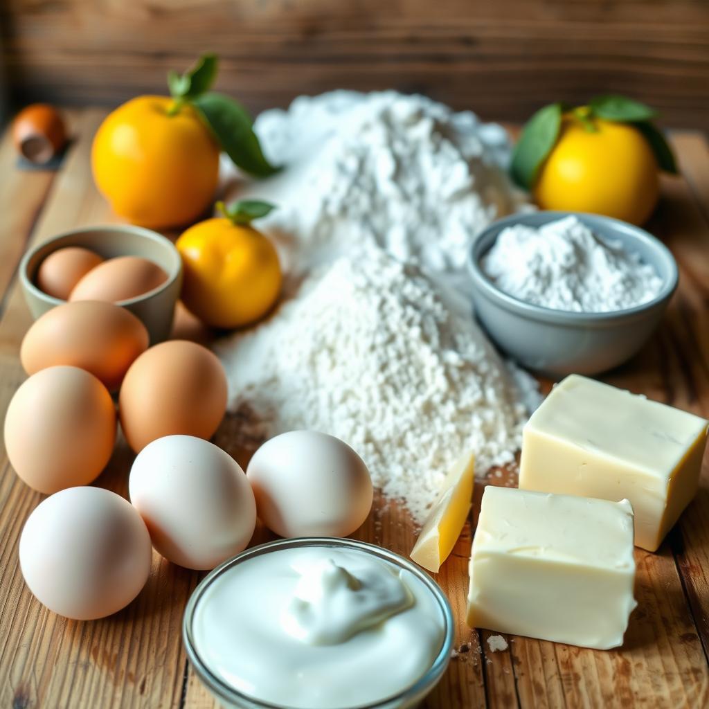 ingrédients pour un gâteau au yaourt parfait
