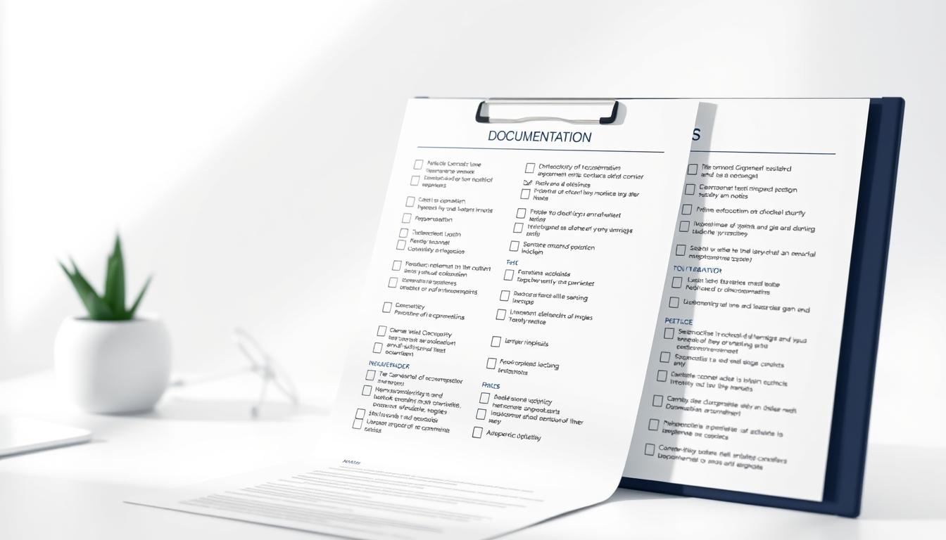Required Documentation Checklist