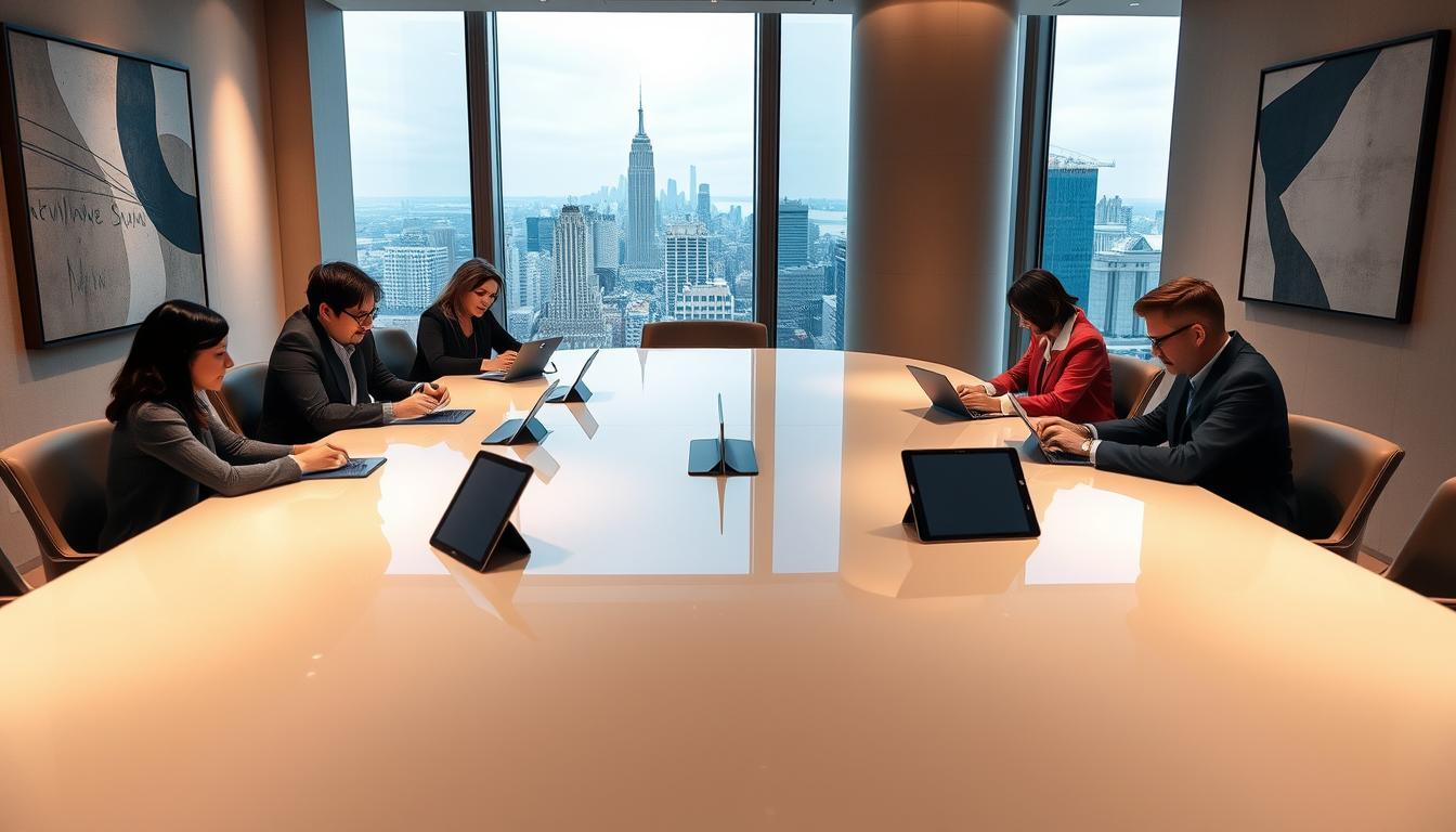 iPad Geschäftsmeetings Technologie