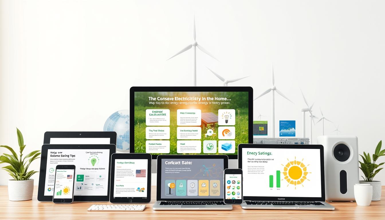 Ressourcen online zum Strom sparen