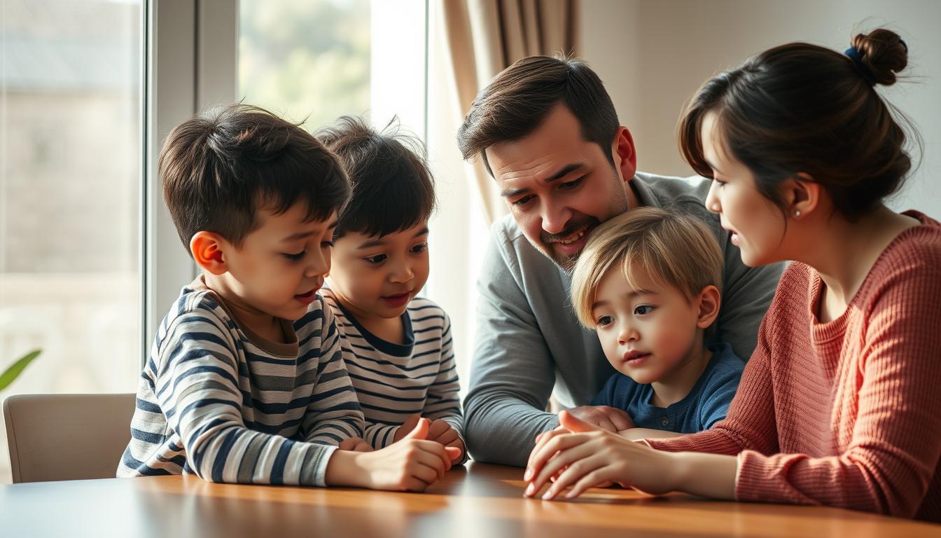 Kommunikation mit Kindern beim Umzug