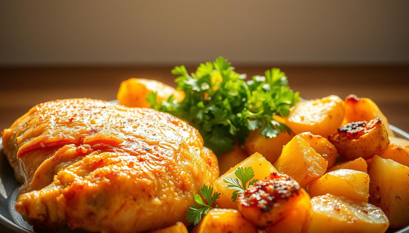 greek chicken and potatoes