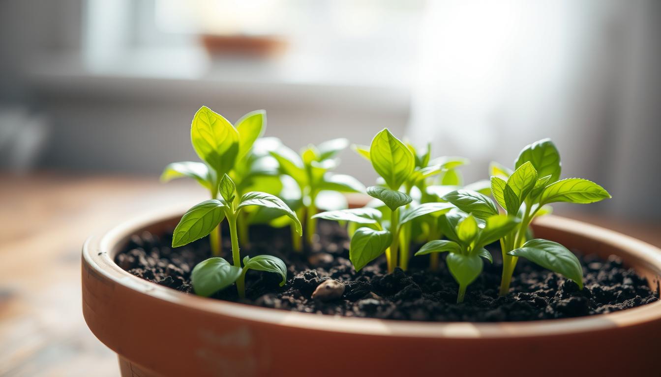 herb seedling care