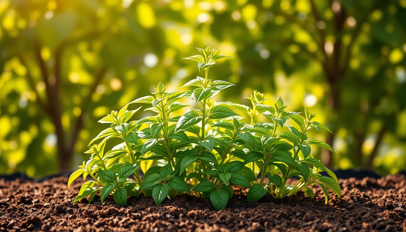 Planting Basil Cuban