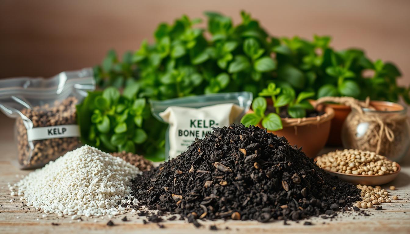 soil and fertilizer for herbs