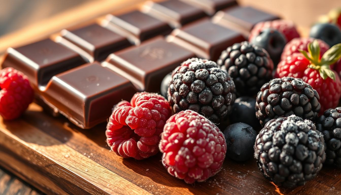 dark chocolate and berries for arthritis relief