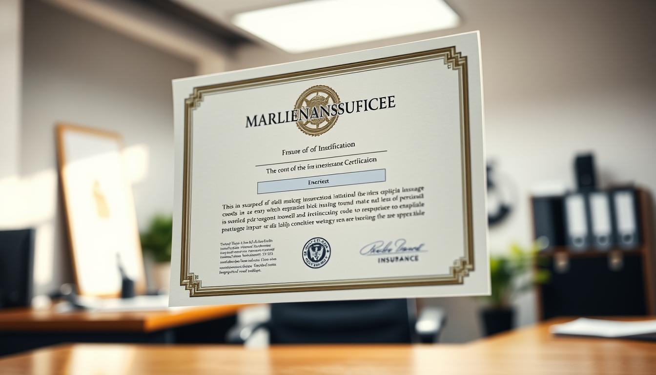 insurance certification