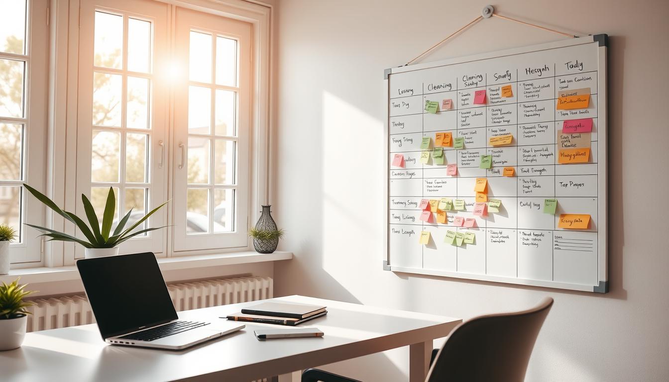 how to create a cleaning schedule that works