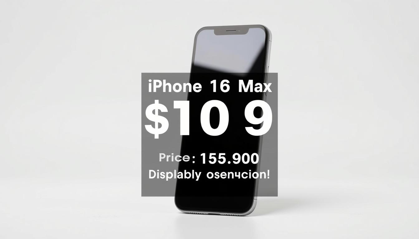iPhone 16 Pro Max display replacement costs