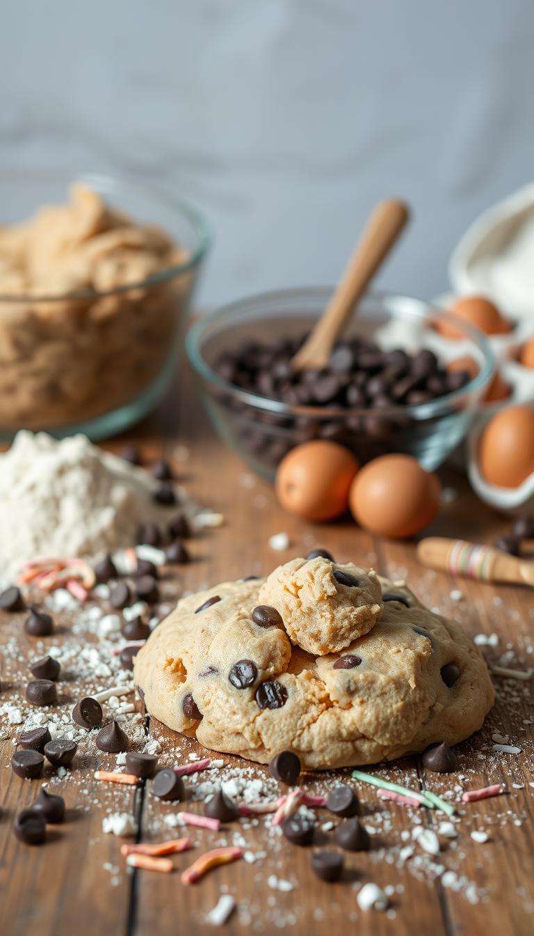 edible cookie dough ingredients