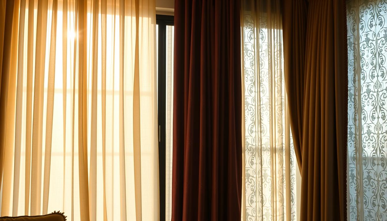popular curtain styles Dubai villas