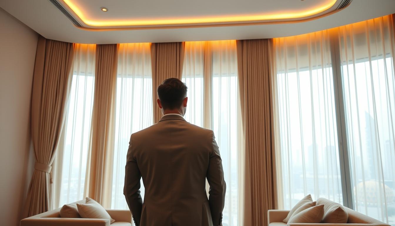 curtain installation Dubai