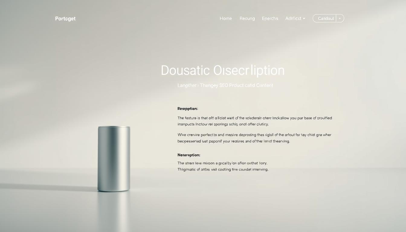 SEO product descriptions
