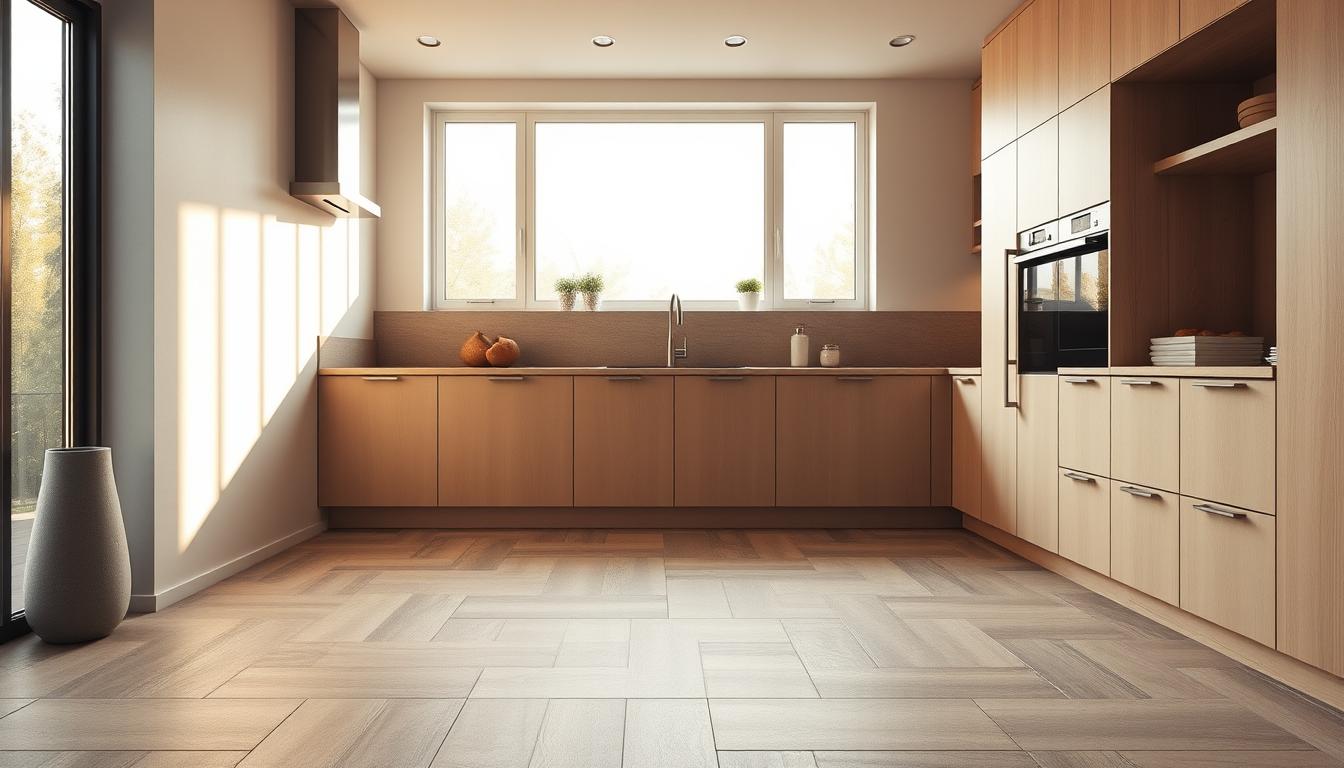 tendances des sols de cuisine 2025