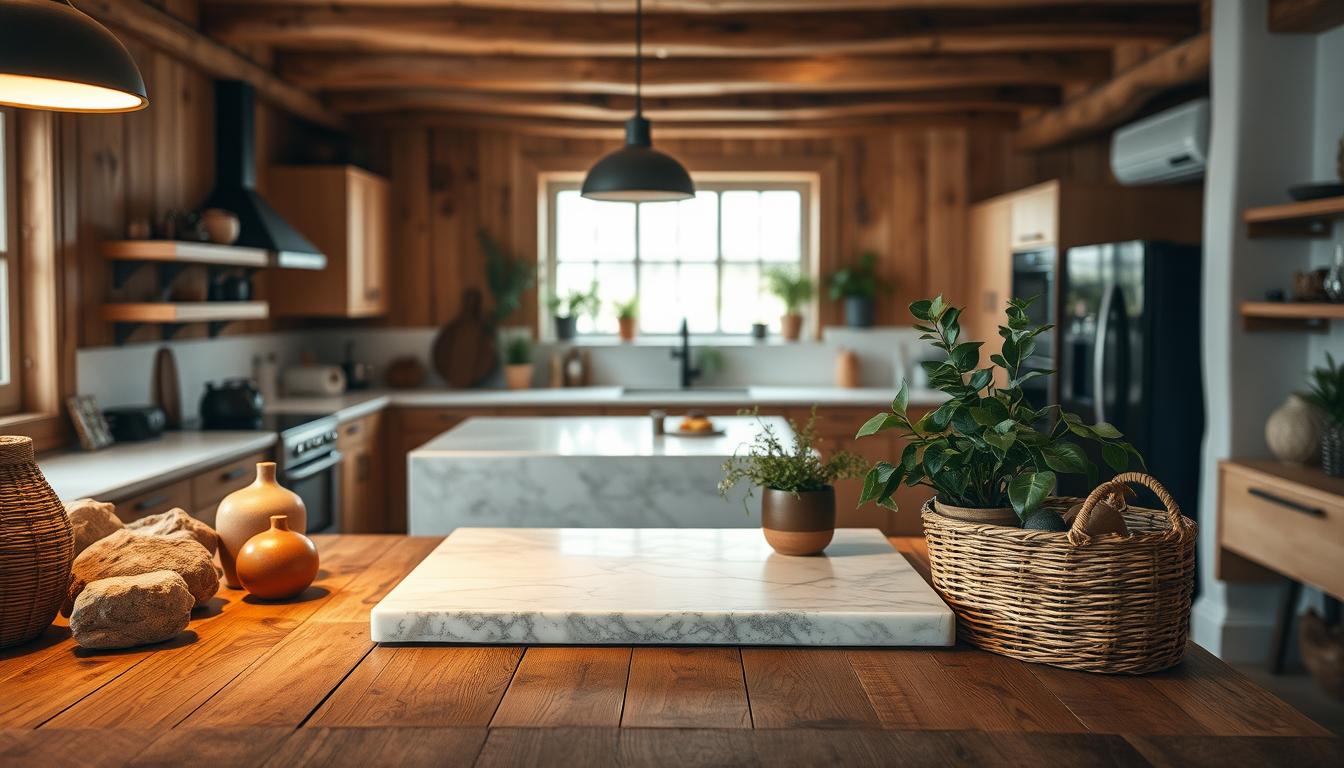 matériaux naturels cuisine