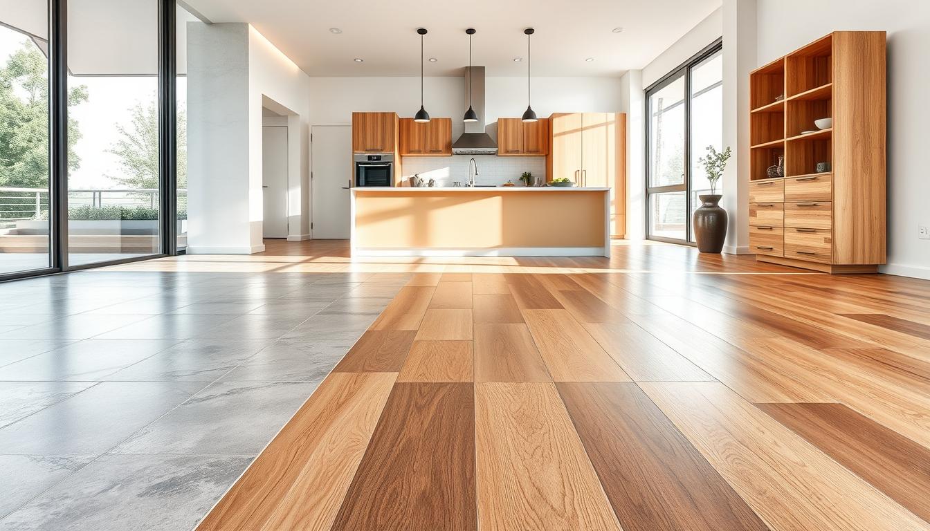 Types de sols modernes pour cuisines