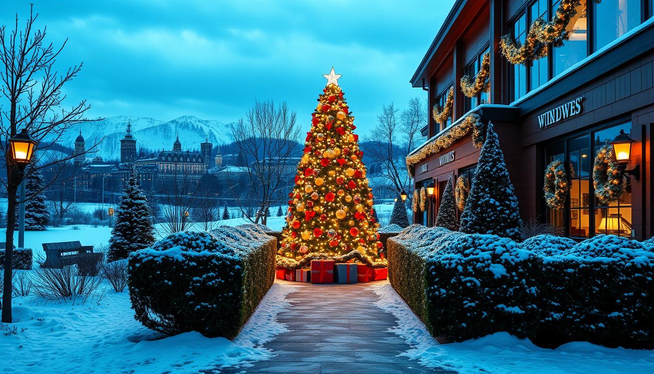 xmas outdoor decorating