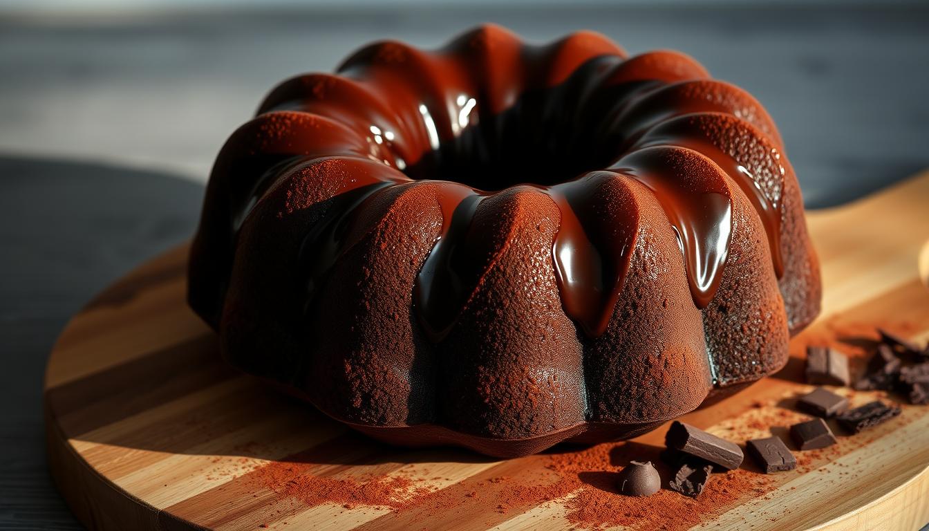 baking chocolate Bundt cake
