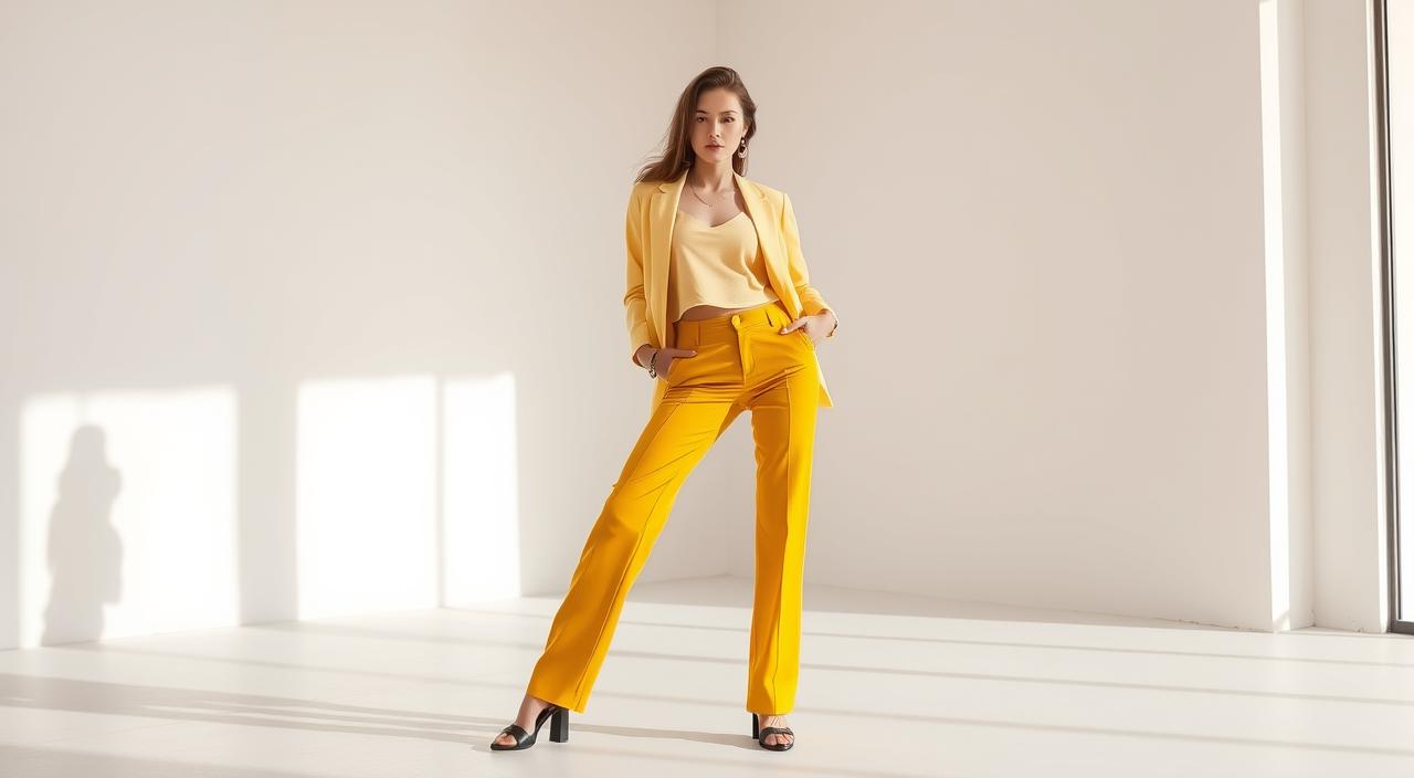 Ideias de Look calça amarela