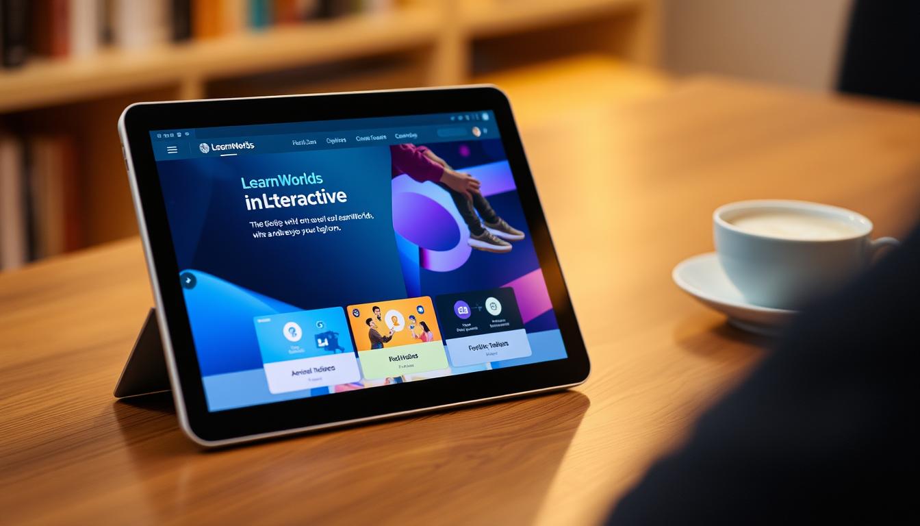 LearnWorlds blended learning solution