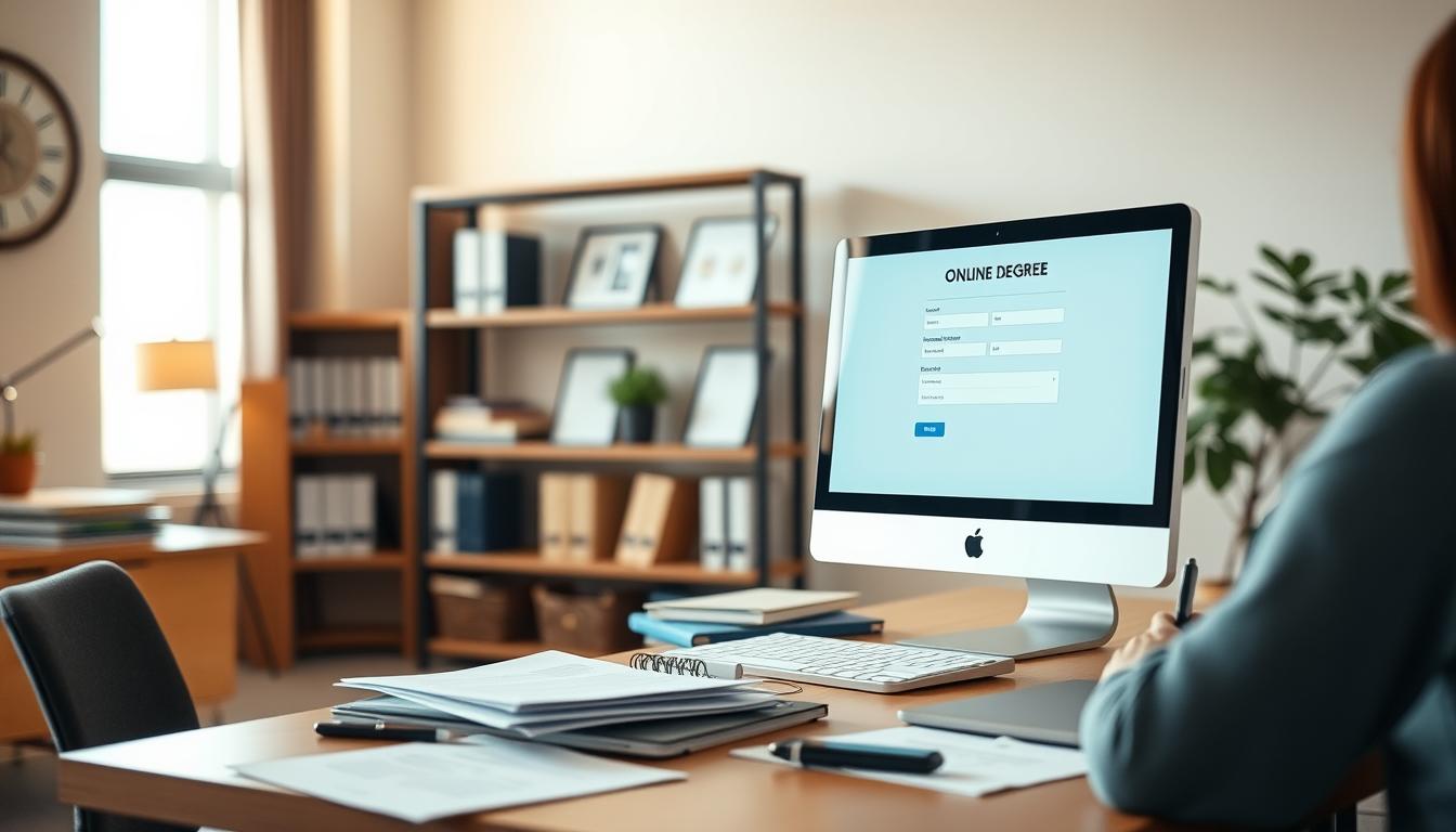 online degree application process