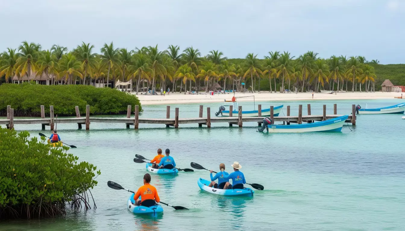 Kayaking in Riviera Maya