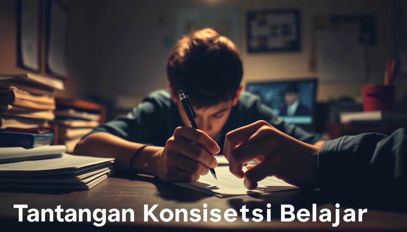 tantangan konsistensi belajar