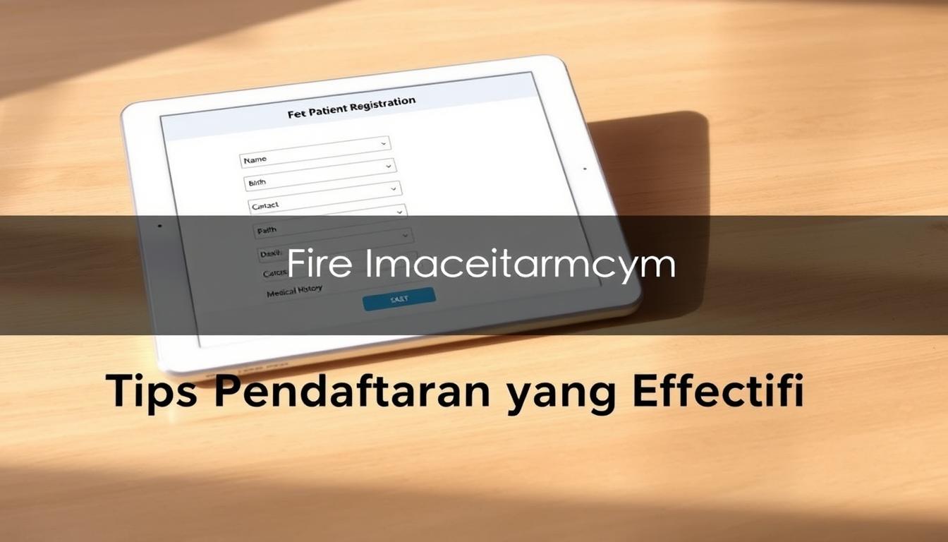 formulir pendaftaran pasien elektronik