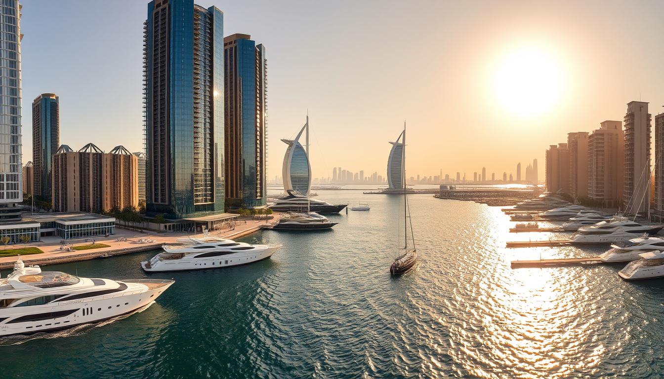 cruising dubai marina